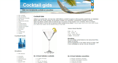 Desktop Screenshot of cocktailgids.nl